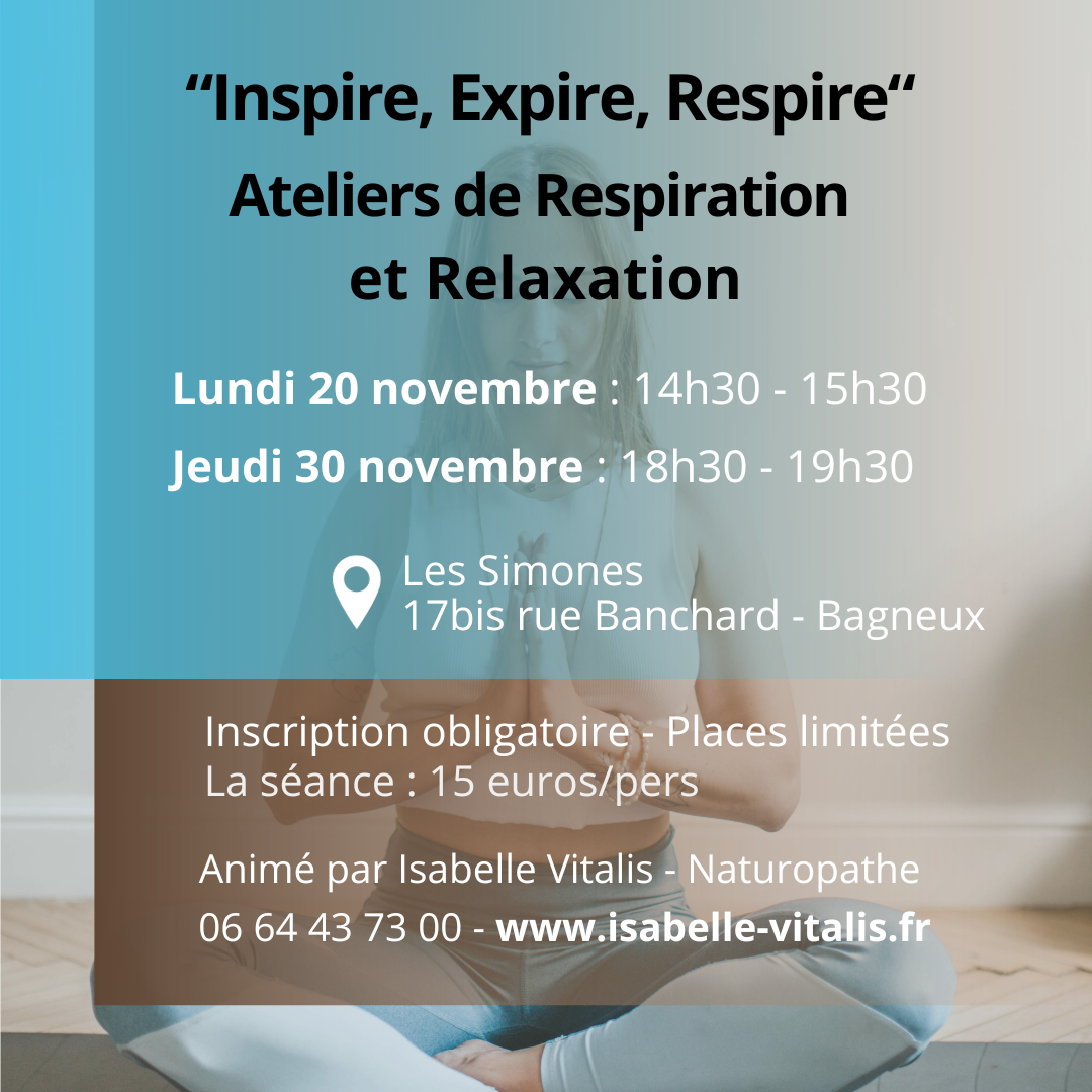 Ateliers Inspire, Expire, Respire